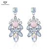 luxury statement crystal stone pendant bohemia drop earrings